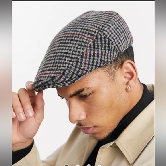 ASOS Collection Tweed Flat Cap - Picture 2 of 8
